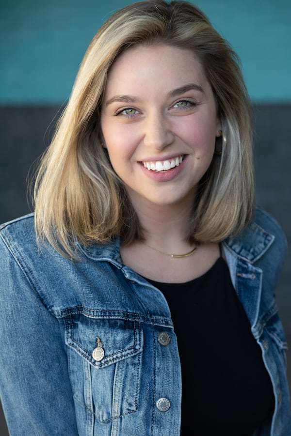 Kaley Pharr, the star of  “Cinderella: A Christmas Panto,” at Aris Theatre. / Courtesy of Aris Theatre