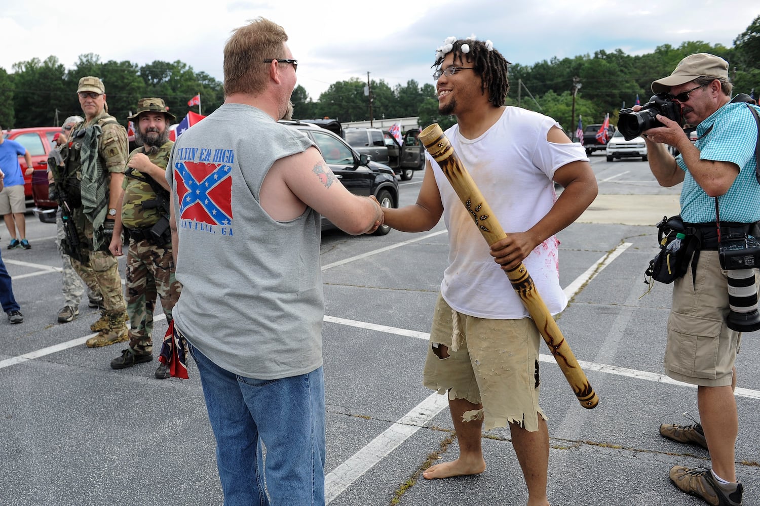 Confederate flag rally