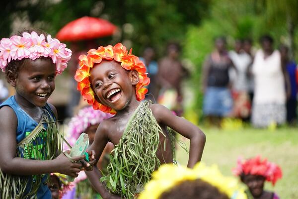 When Ben King’s family made their way back to the Solomon Islands in the South Pacific, 73 years after their uncle washed ashore, they were treated to ceremonial dances by Mono’s islanders. The older residents remembered King’s time there. Islanders hid King and several other Americans from the Japanese. CONTRIBUTED BY MARY JO WOOD