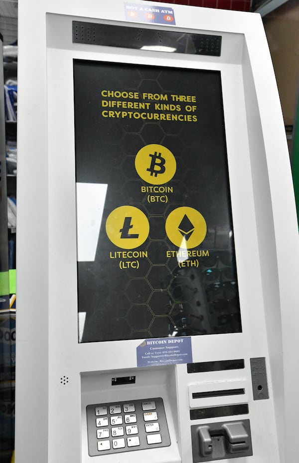 February 8, 2020 Norcross - Bitcoin Depot ATM is shown at Citgo Gas Station on Holcomb Bridge Rd in Norcross on Saturday, February 8, 2020. (Hyosub Shin / Hyosub.Shin@ajc.com)