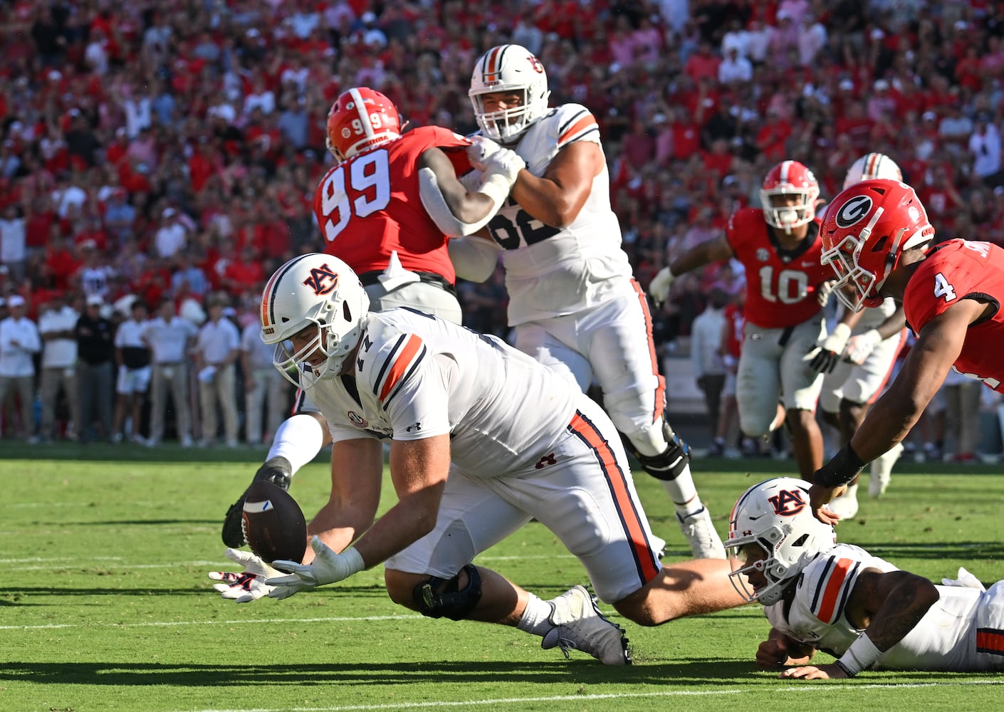 Georgia vs Auburn football