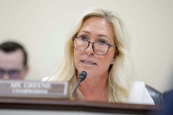 Georgia U.S. Rep. Marjorie Taylor Greene, a Republican from Rome, recently presided over a Delivering on Government Efficiency Subcommittee hearing.