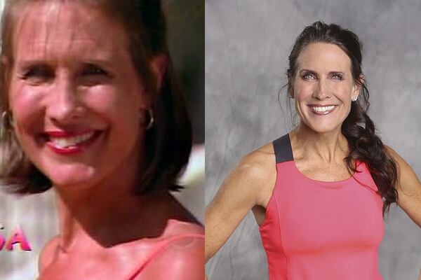 Teresa Cooper on "Survivor" in 2001 and how she looks today 14 years later (right). CREDIT: CBS