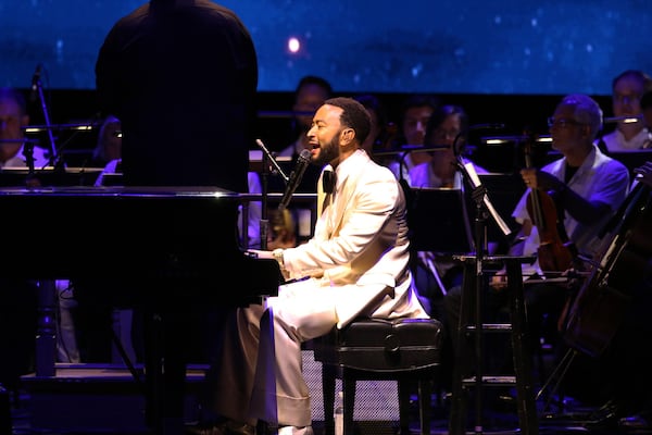 John Legend's set list will include Christmas classics when he performs at the Fox Theatre on Dec. 17. (Robb Cohen for the AJC 2024)