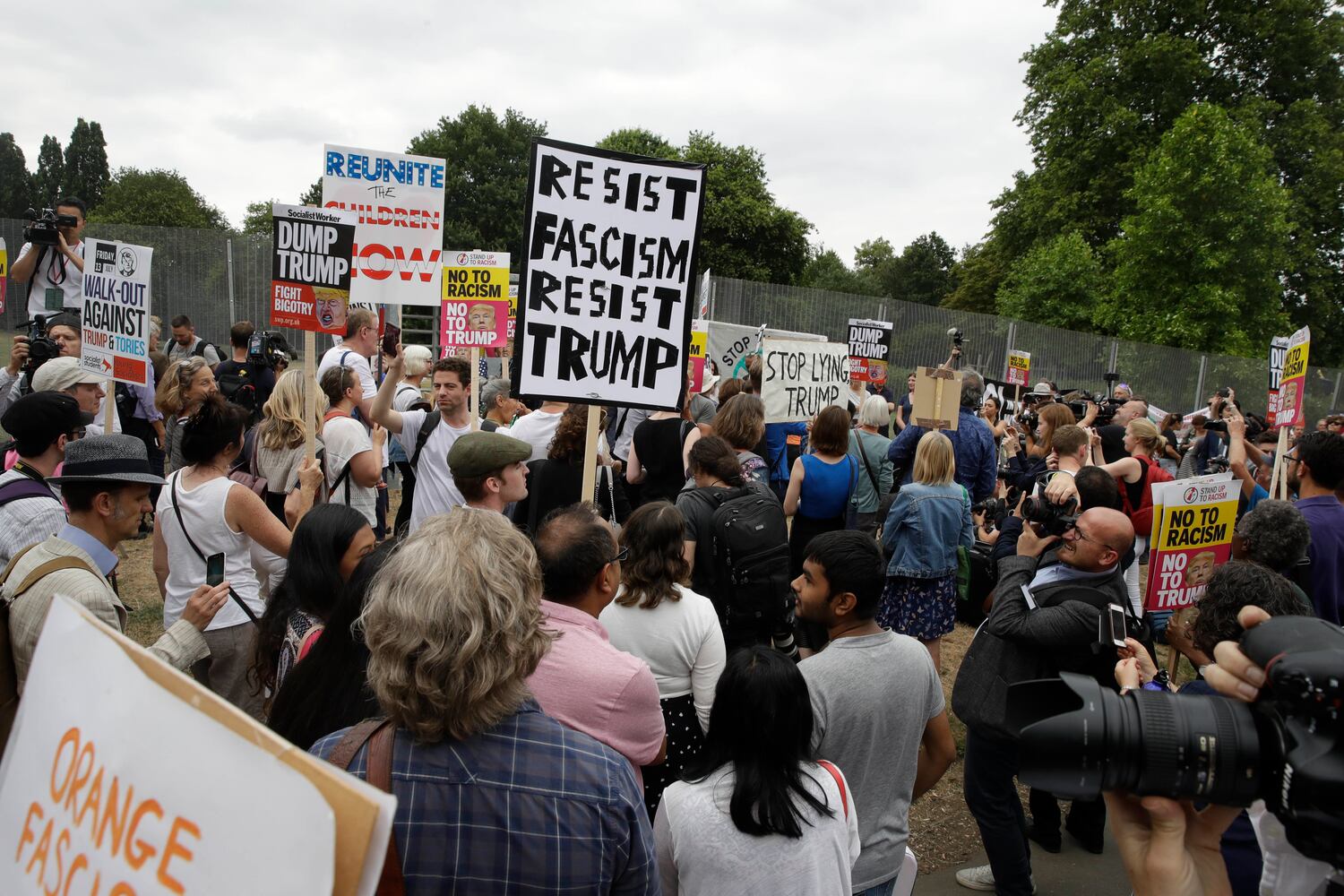 Photos: Protests planned as Trump visits UK