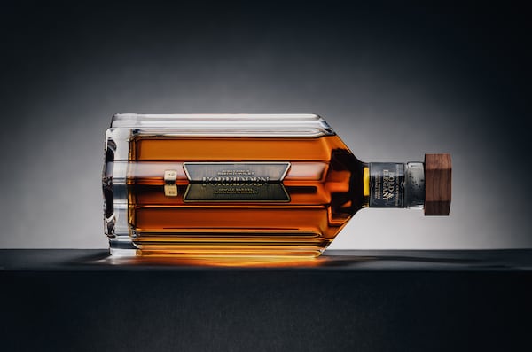 Forbidden is a small-batch, hand-blended bourbon bottled at 95.2 proof from a mash bill of white corn, white winter wheat and malted barley. Courtesy of Forbidden Bourbon