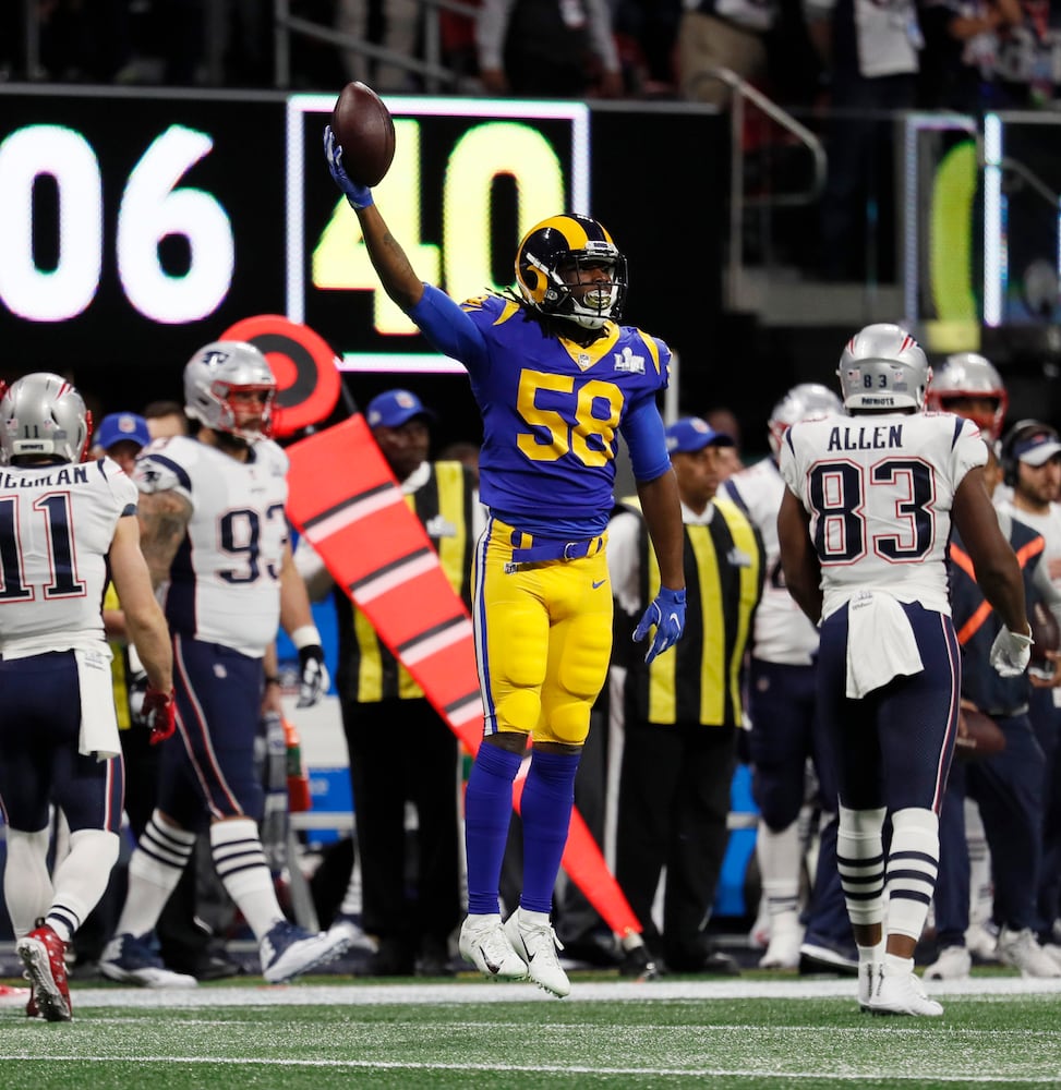 Photos: Patriots, Rams collide in Super Bowl in Atlanta