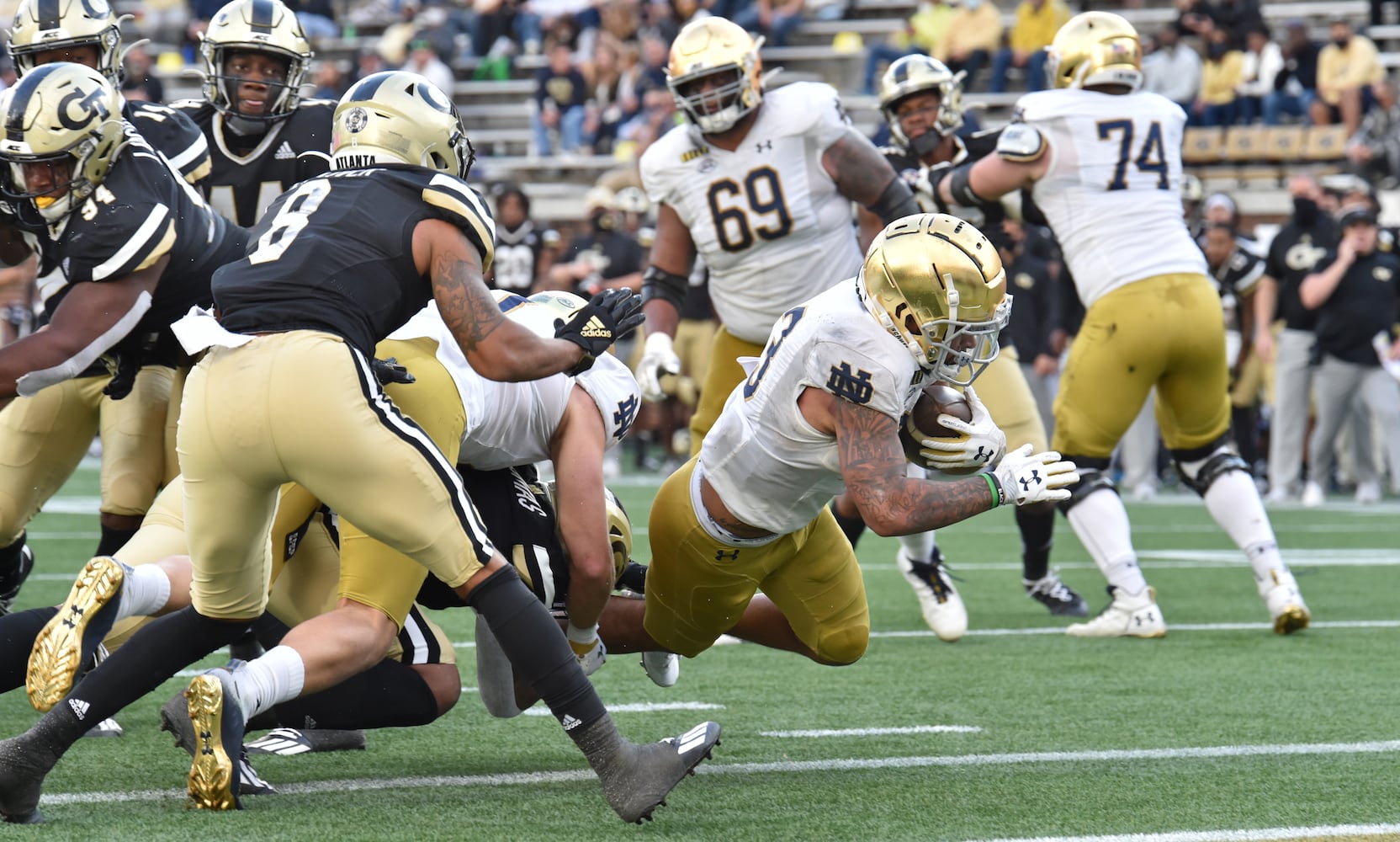 Georgia Tech vs Notre Dame game