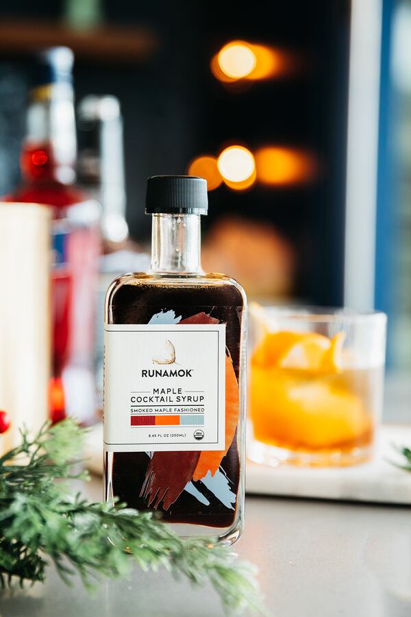 Runamok maple cocktail syrup from Vermont is pecan-wood smoked. Courtesy Runamok 