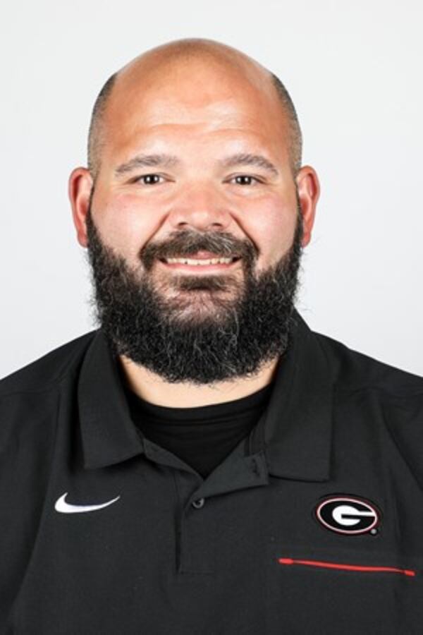 Jason Castleman, a trainer for the Georgia baseball team since September 2020, was fired after being arrested on felony obscenity charges involving a child. (Photo from UGA Athletics)