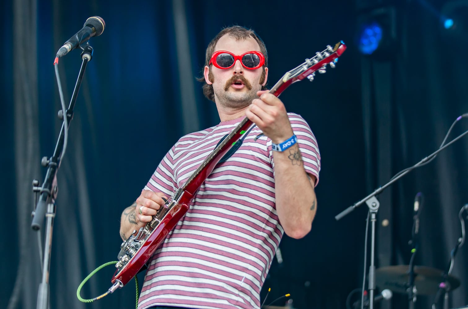 230102 Atlanta, Ga: Wine Lips really set the pace for the rest of the first day of Shaky Knees. Photo taken Friday May 3, 2024 at Central Park, Old 4th Ward. AAJC 050324 shaky day one (RYAN FLEISHER FOR THE ATLANTA JOURNAL-CONSTITUTION)