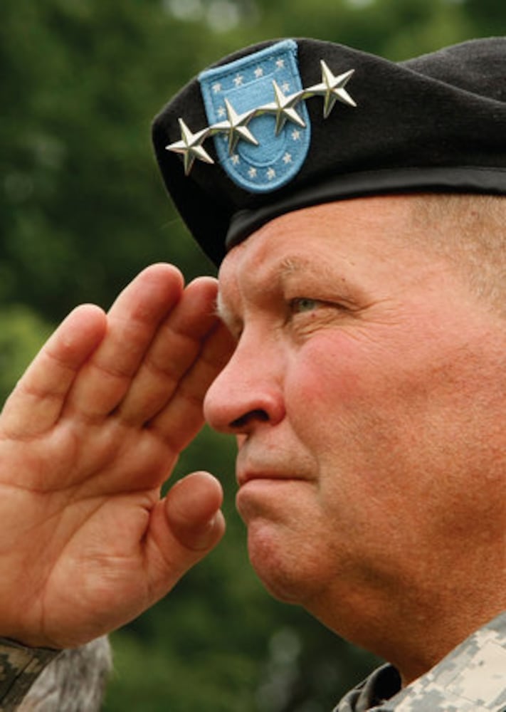 Army change of command ceremony