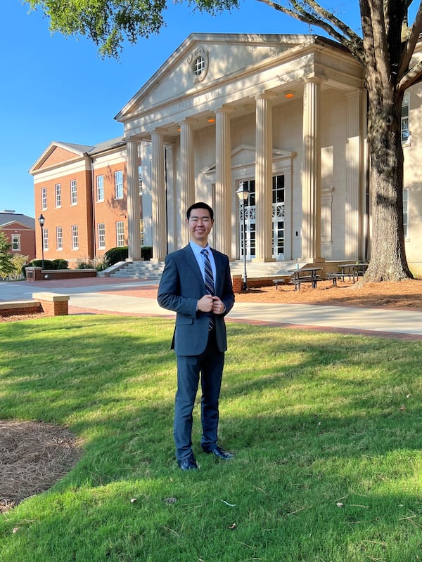 Albert Tang is the 2024 valedictorian at the Westminster Schools in Fulton County. (Courtesy photo)