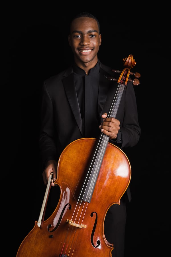 Brandon Leonard, a senior at Chamblee High School, will attend the Juilliard School in the fall and is one of the outstanding young cellists in the country. Courtesy Brandon Leonard