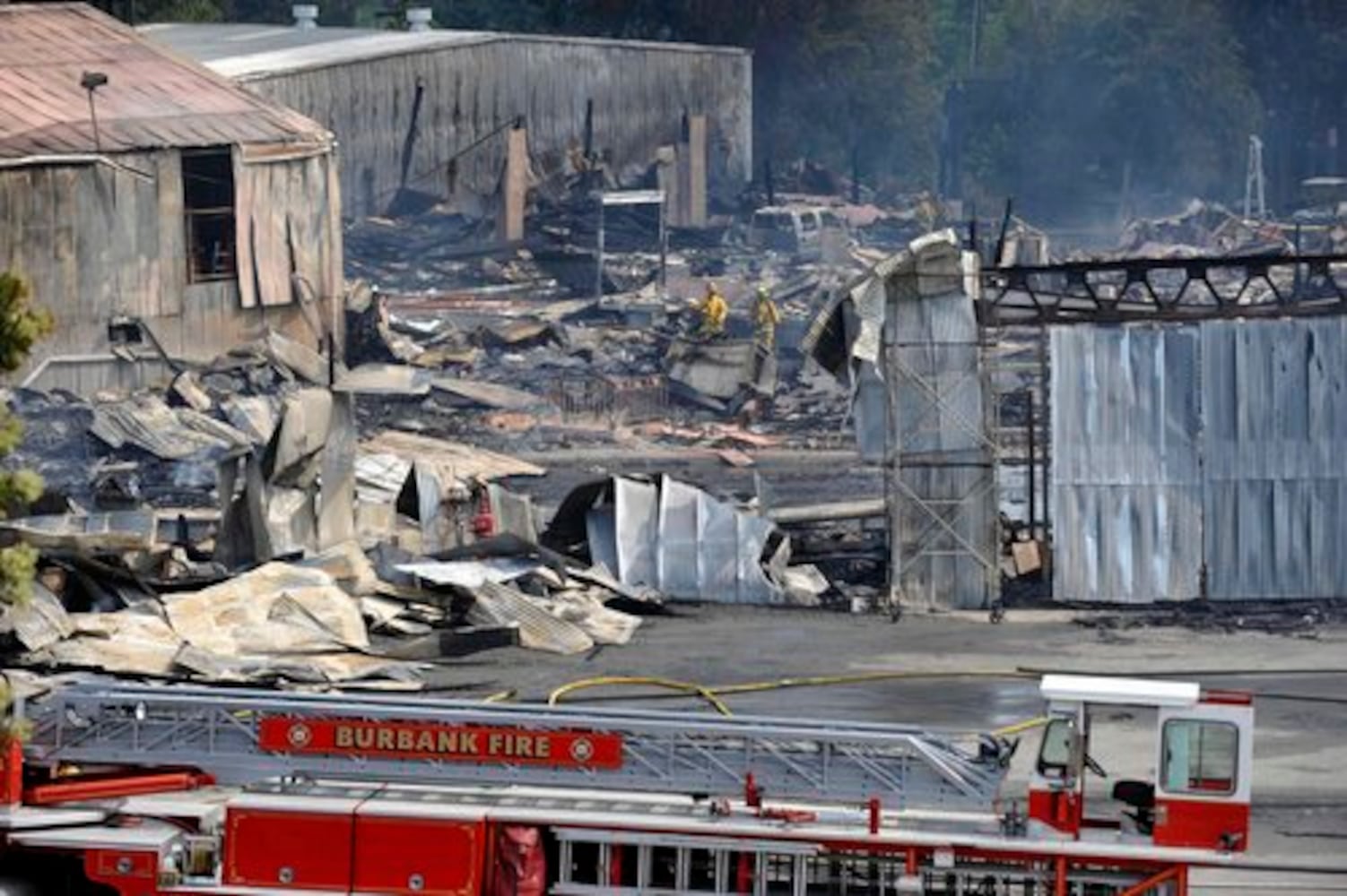 Fire at Universal Studios