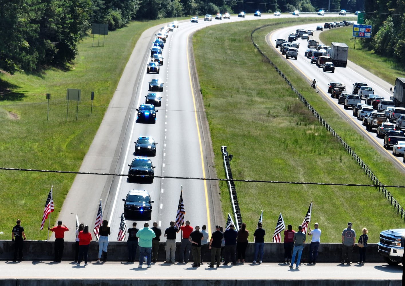 Deputy Jonathan Kolesk fureral procession