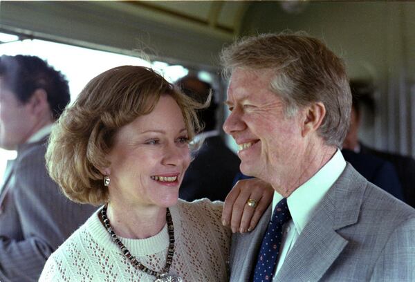 Jimmy and Rosalynn Carter seen during their White House years. FILE PHOTO