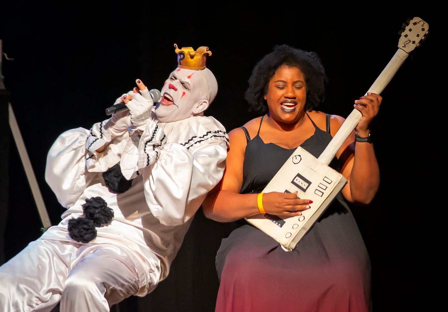 Atlanta, Ga: Puddles Pity Party sang for a packed house at Variety Playhouse, blazing through his renditions of all the classics on Saturday Sept. 7, 2024. (RYAN FLEISHER FOR THE ATLANTA JOURNAL-CONSTITUTION)