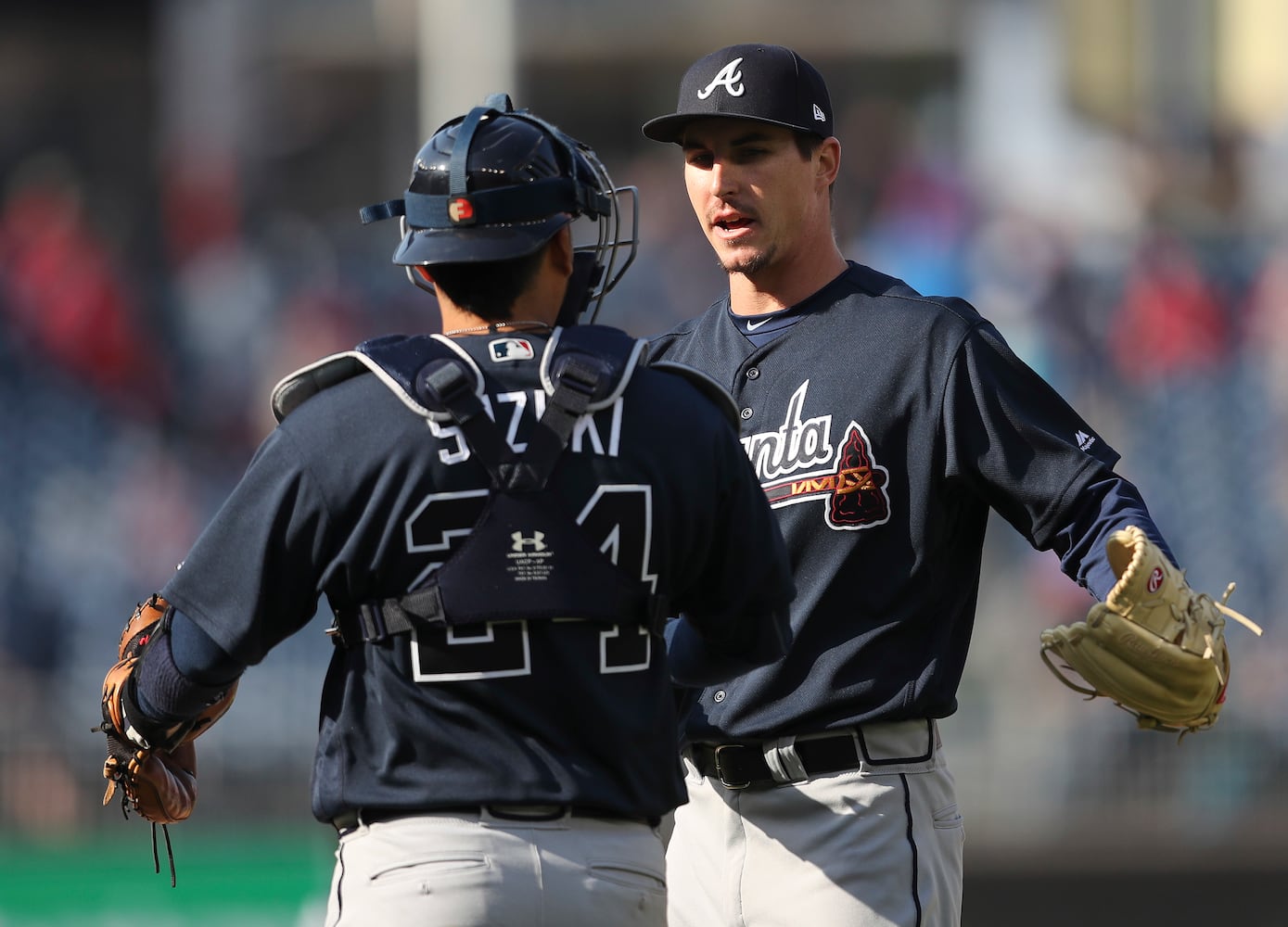 Photos: Braves seek a win over the Nationals