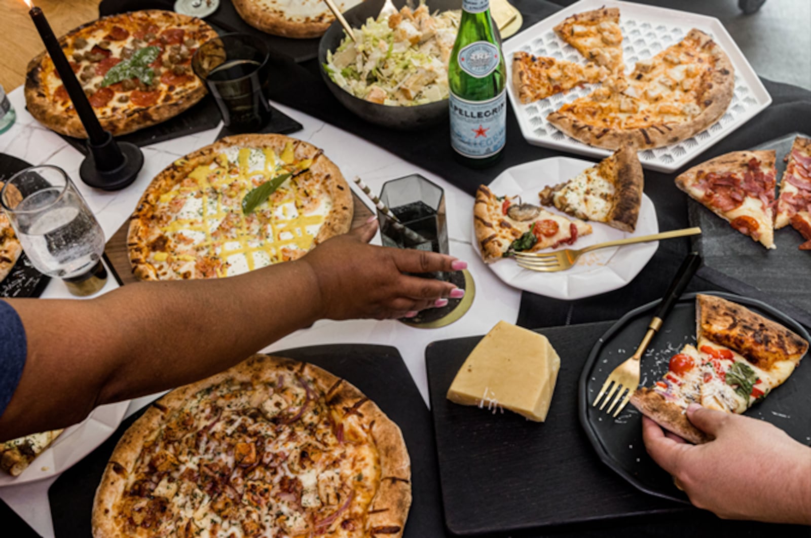 Dough Boy Pizza will open along with craft beer bar Harlem Hops in the Lee + White food hall in Atlanta. Courtesy of Dough Boy Pizza