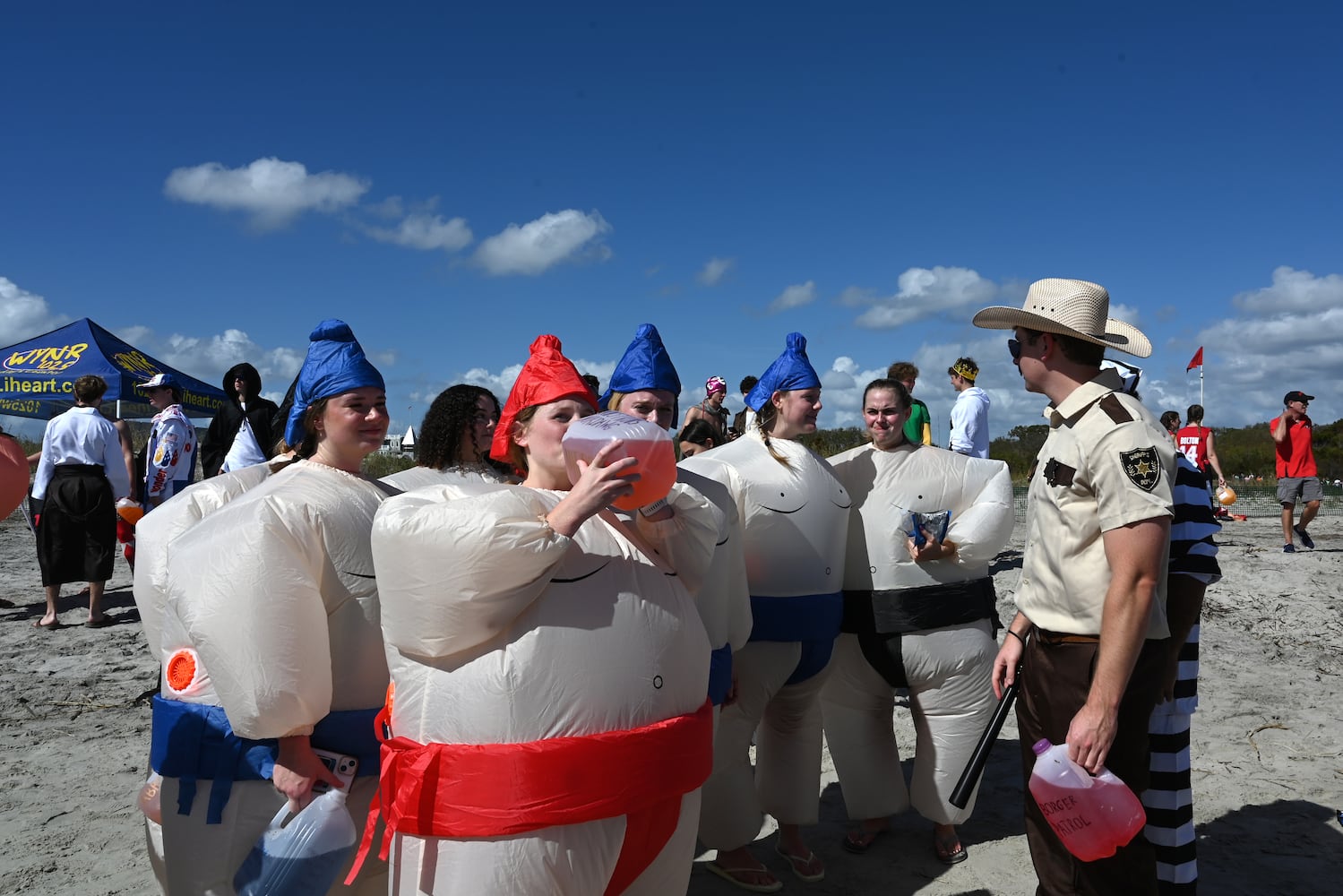 Frat Beach ahead of Georgia Florida game