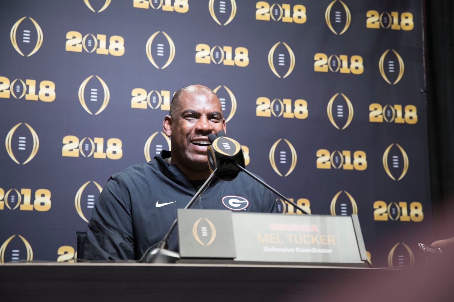 Photos: Bulldogs meet the press during Media Day at Philips Arena