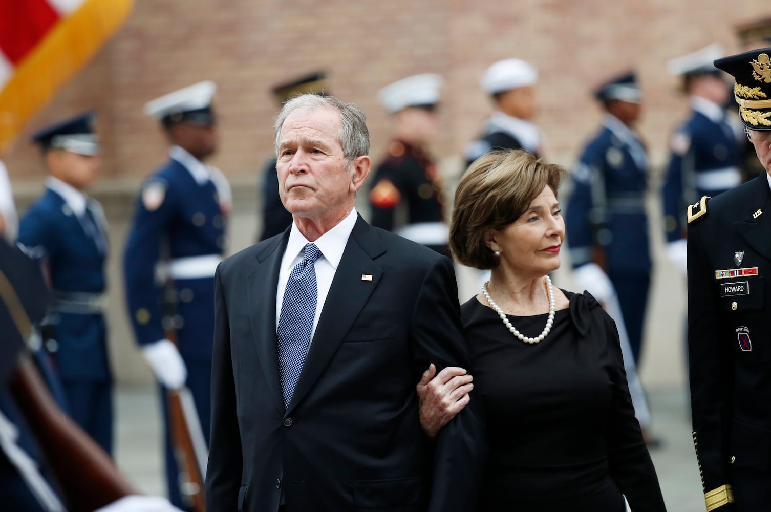 Photos: Mourners say goodbye to President George H.W. Bush in Houston