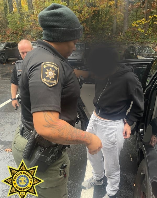 Deputies from the Fulton County Marshal's Department apprehended a suspected "porch pirate" after packages were stolen from the mail room of a North Atlanta apartment complex, the department said in a social media post Tuesday.