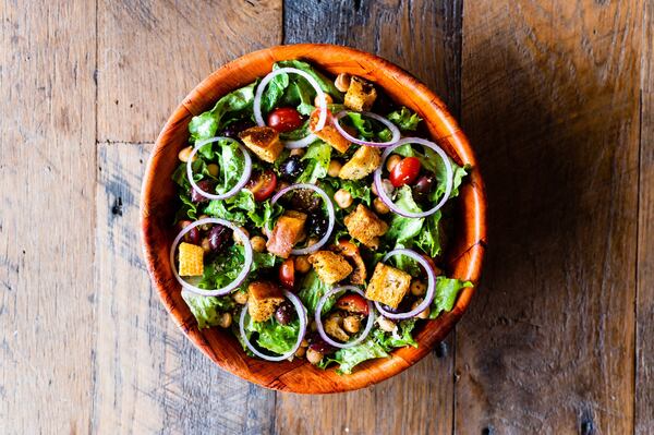 If you want a salad at Nina & Rafi, the pizzeria salad is the way to go. CONTRIBUTED BY HENRI HOLLIS