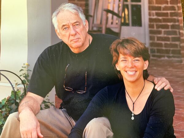 Jennie Clayton with her father, Atlanta photographer Al Clayton, in 1999. (Courtesy of David Hopkins)