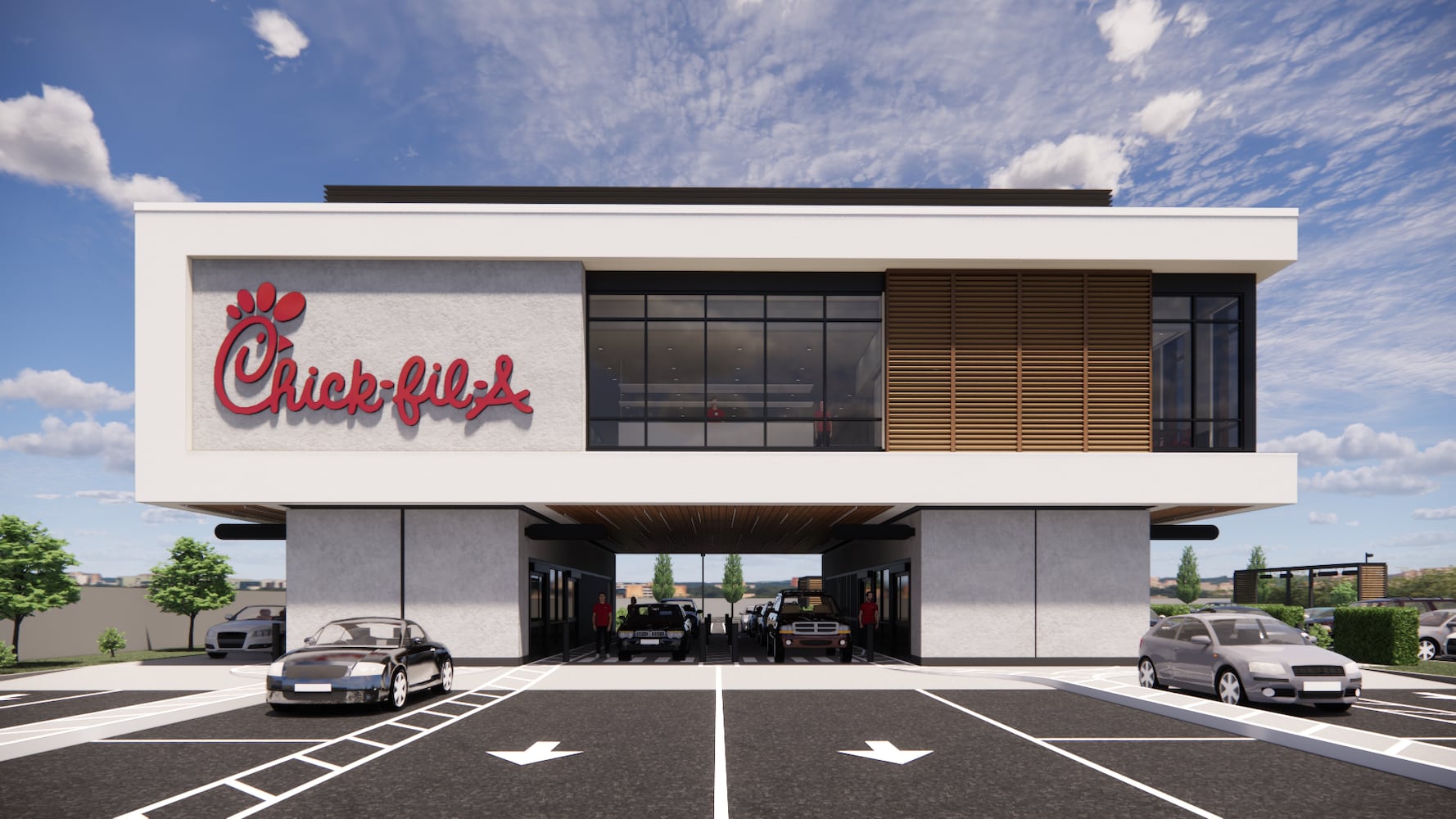 Chick-fil-A opens first-ever elevated drive-thru restaurant near Atlanta