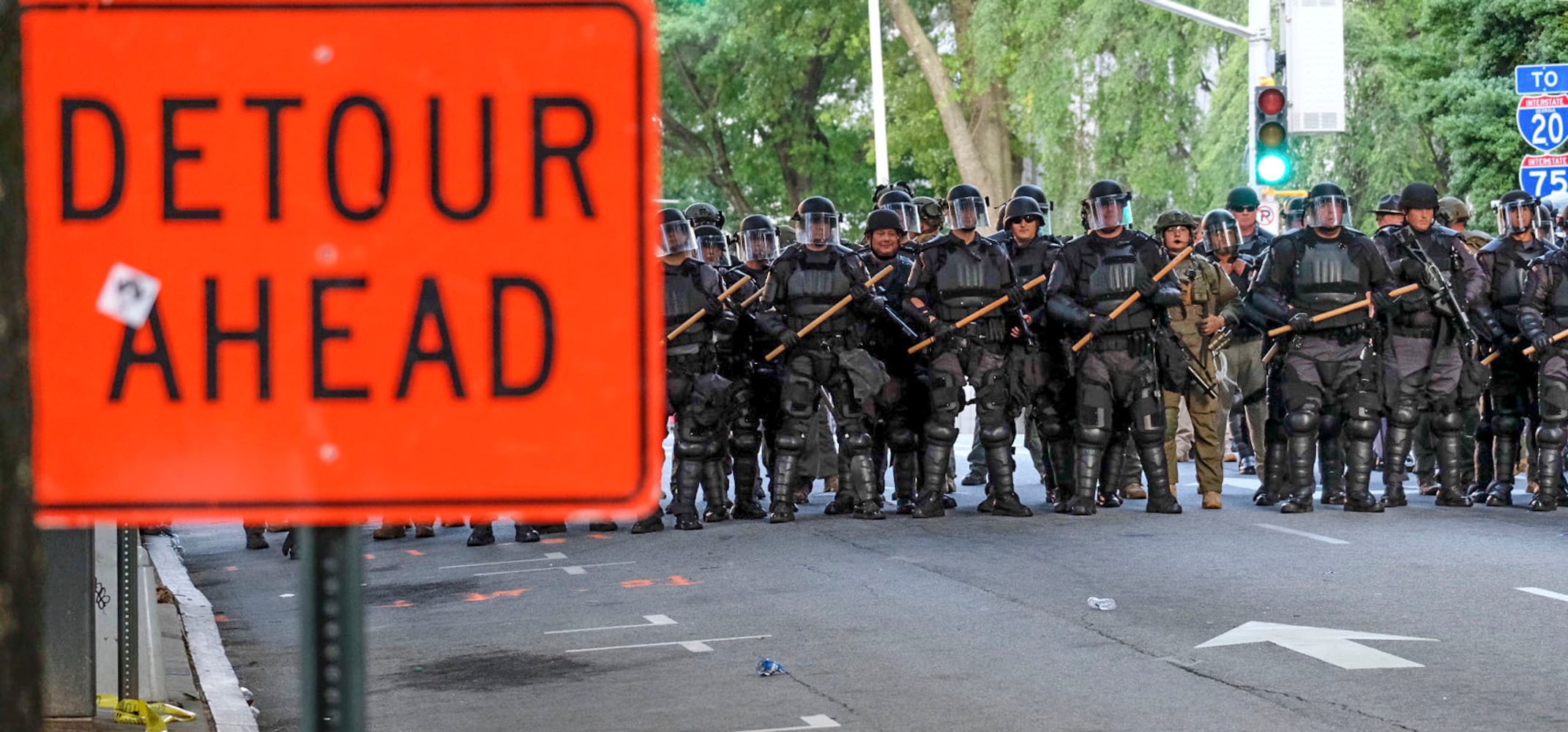 PHOTOS: Third day of protests in downtown Atlanta