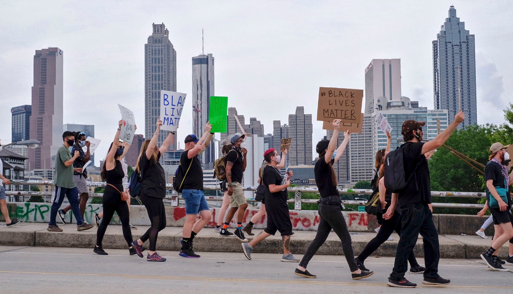 PHOTOS: 9th day of protests in Atlanta