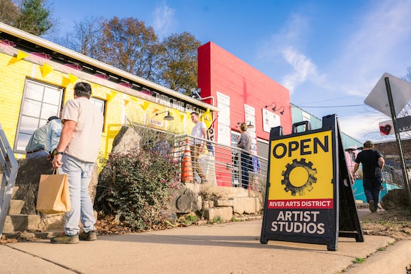 One of the hardest hit areas was the River Arts District, but the upper part of the district is open with hundreds of artists showcasing work. 
Courtesy of Explore Asheville