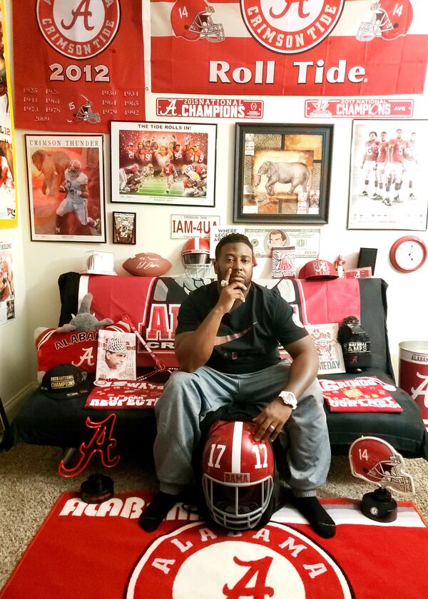 Llyas Ross Sr. really loves his Crimson Tide.