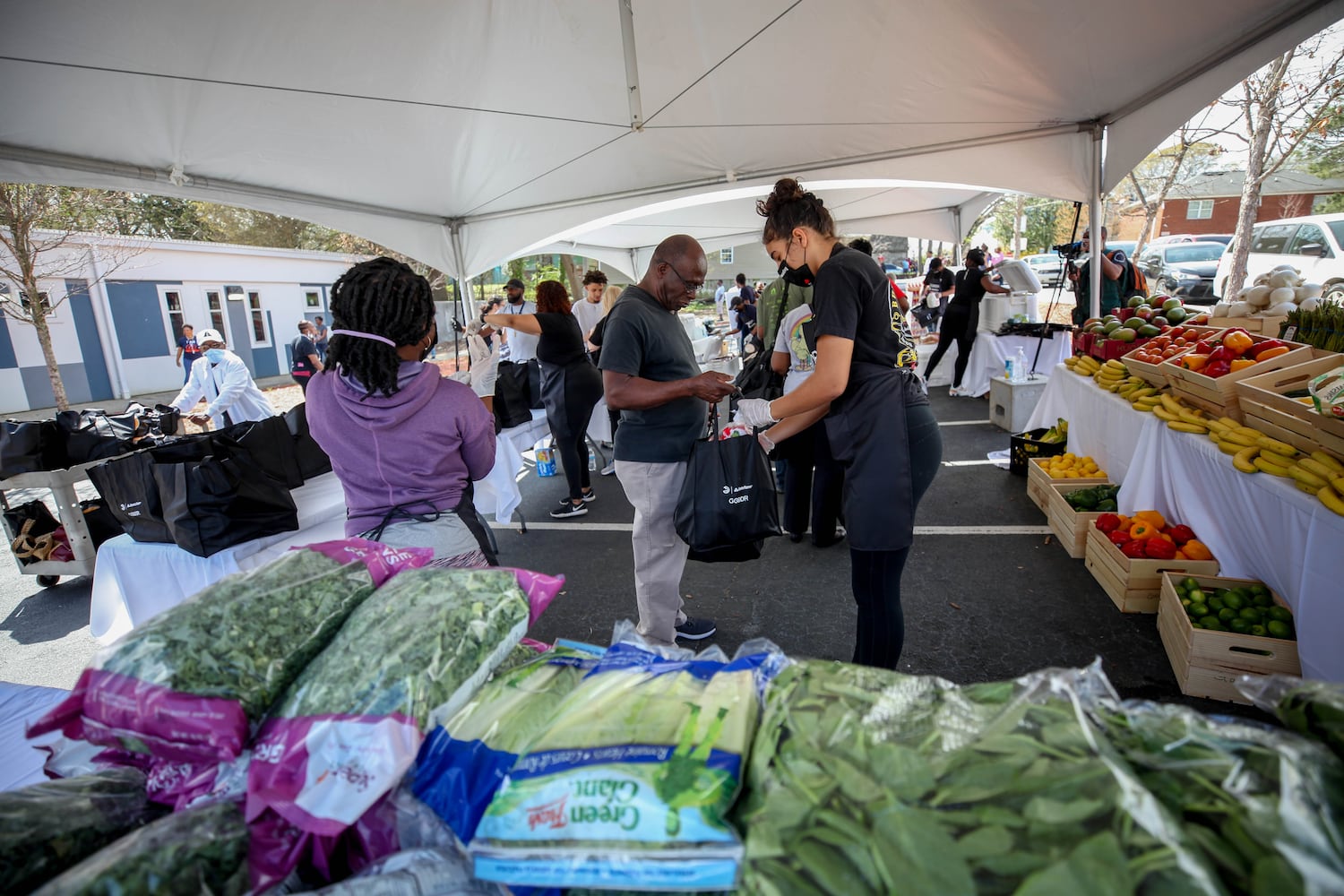 Photos: Hawks help get groceries to communities