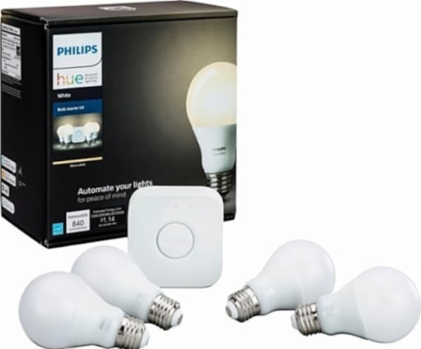 Philips Hue offers a starter pack to allow you to upgrade your lighting quickly and easily.