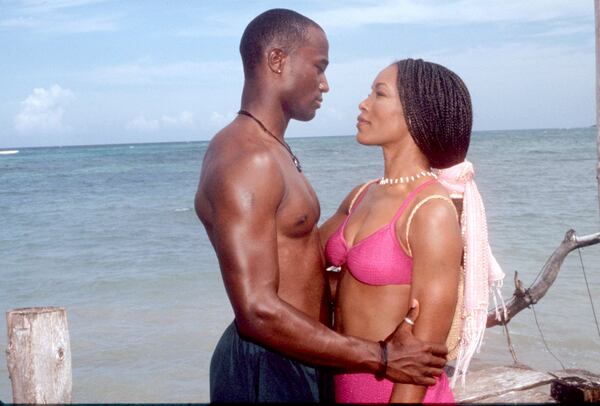 Angela Bassett and Taye Diggs in “How Stella Got Her Groove Back.” Contributed by D. Stevens/ Twentieth Century