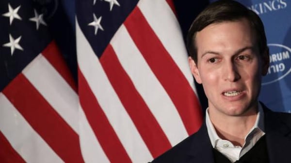 White House Senior Advisor to the President Jared Kushner speaks during a conversation with Haim Saban at Saban Forum, December 3, 2017 in Washington, DC. 