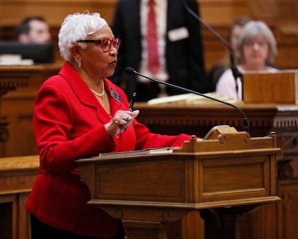 State Sen. Gloria Butler, D-Stone Mountain, will be the first woman to lead a state Senate caucus. Bob Andres / bandres@ajc.com