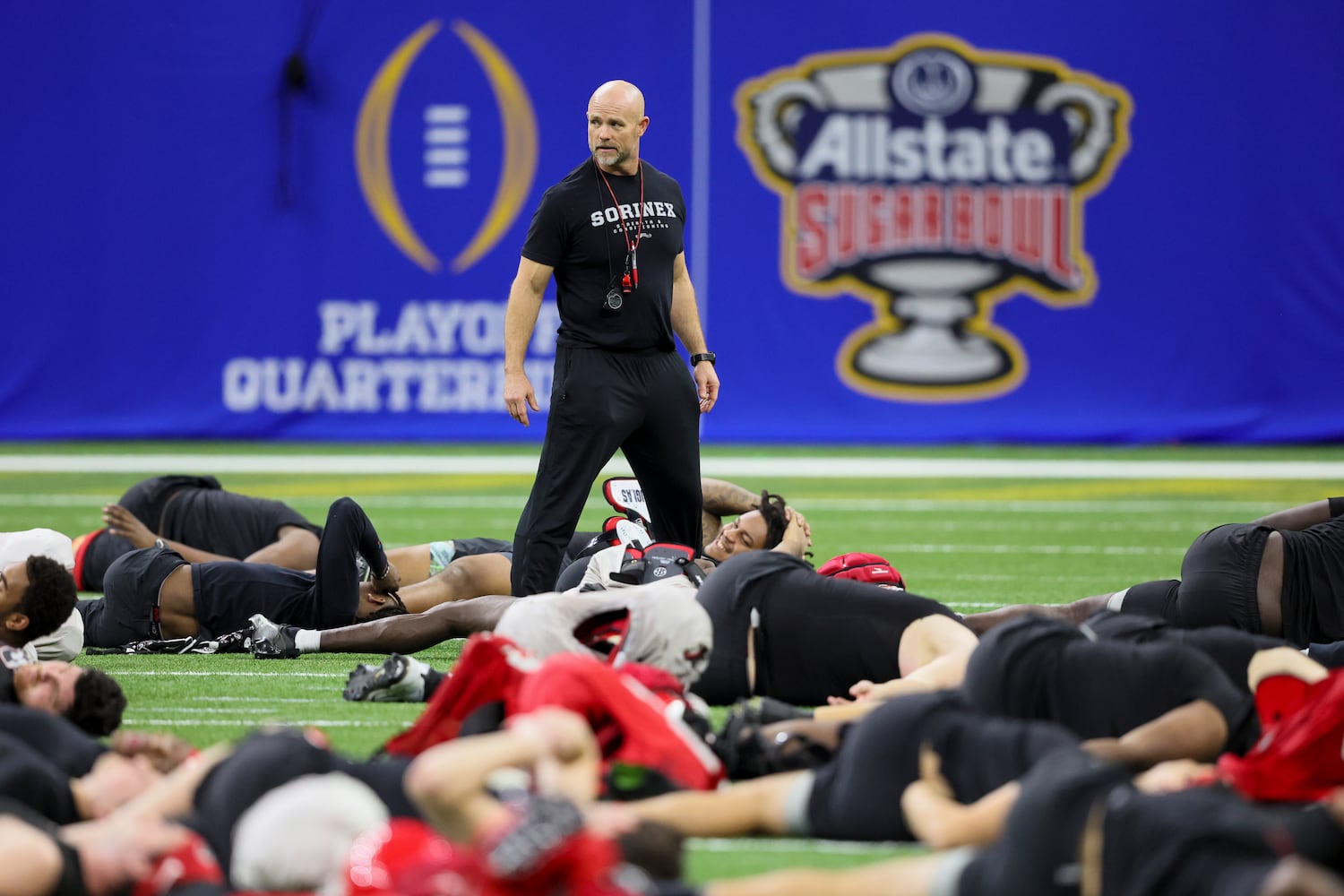 123024 uga sugar bowl practice