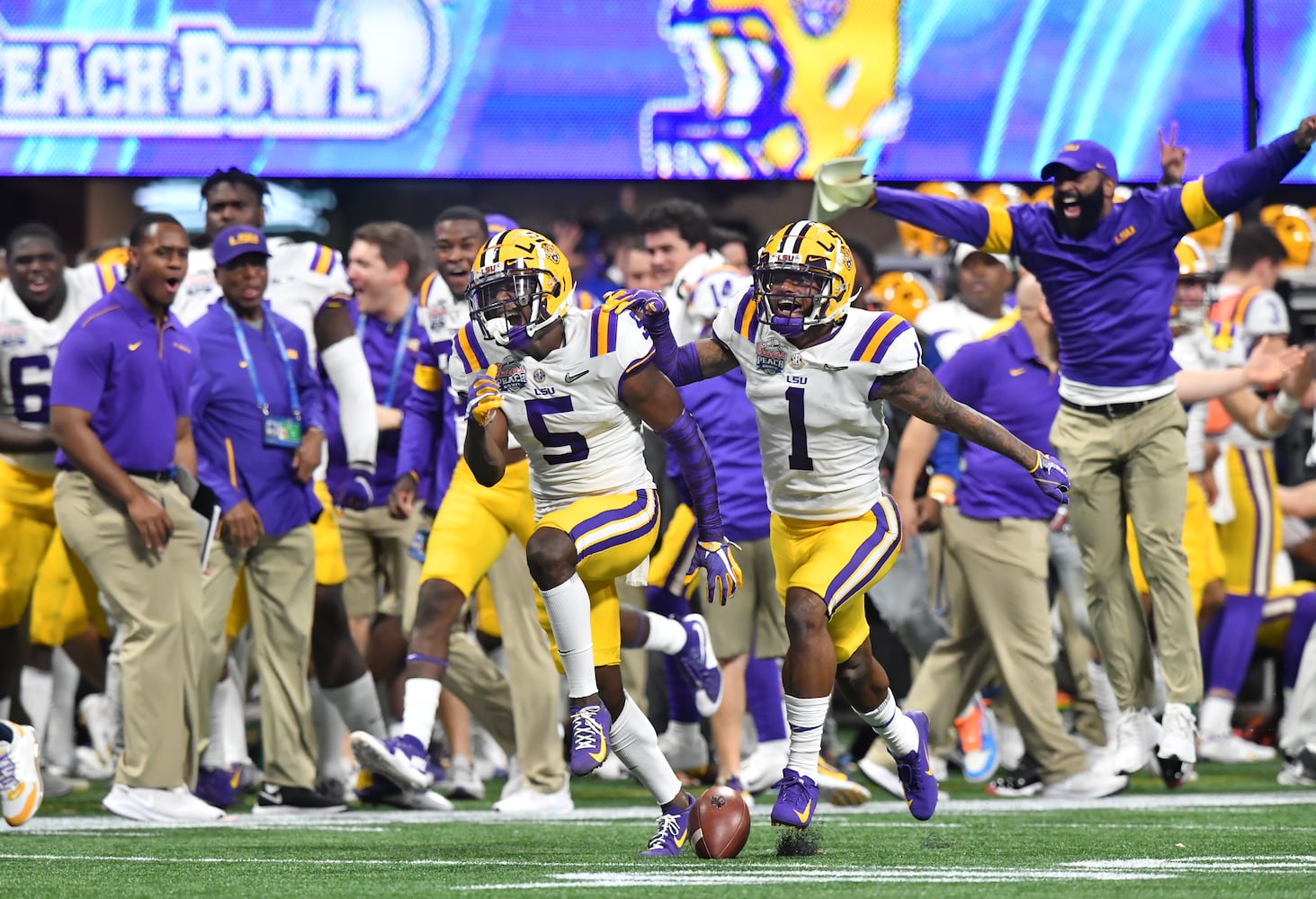 Photos: LSU, Oklahoma meet in Peach Bowl in Atlanta