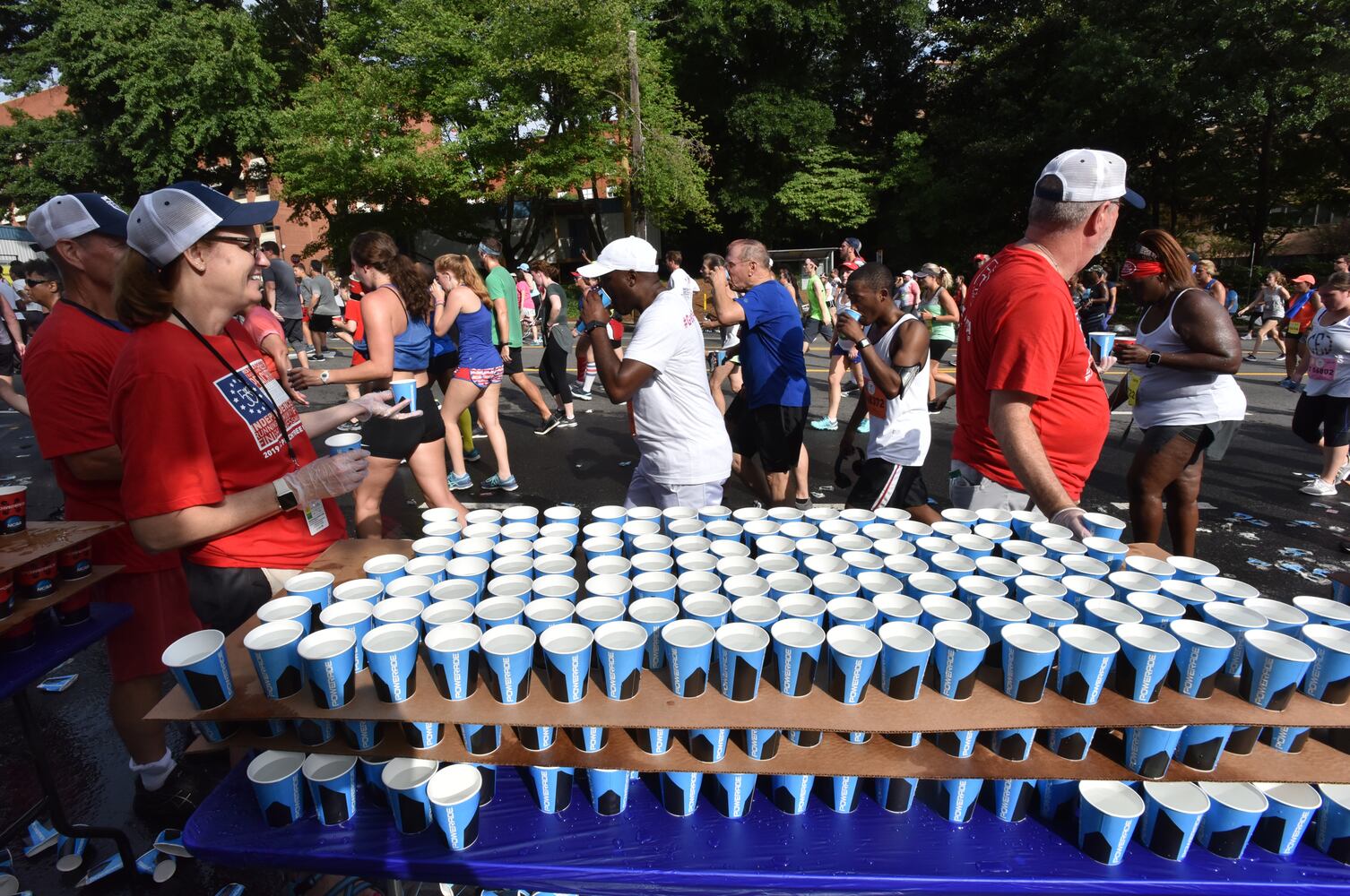 PHOTOS: Scenes at 2019 AJC Peachtree Road Race