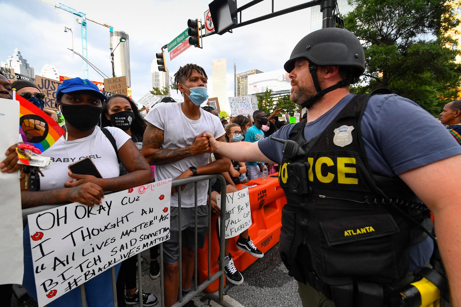 PHOTOS: Protesters gather across metro Atlanta