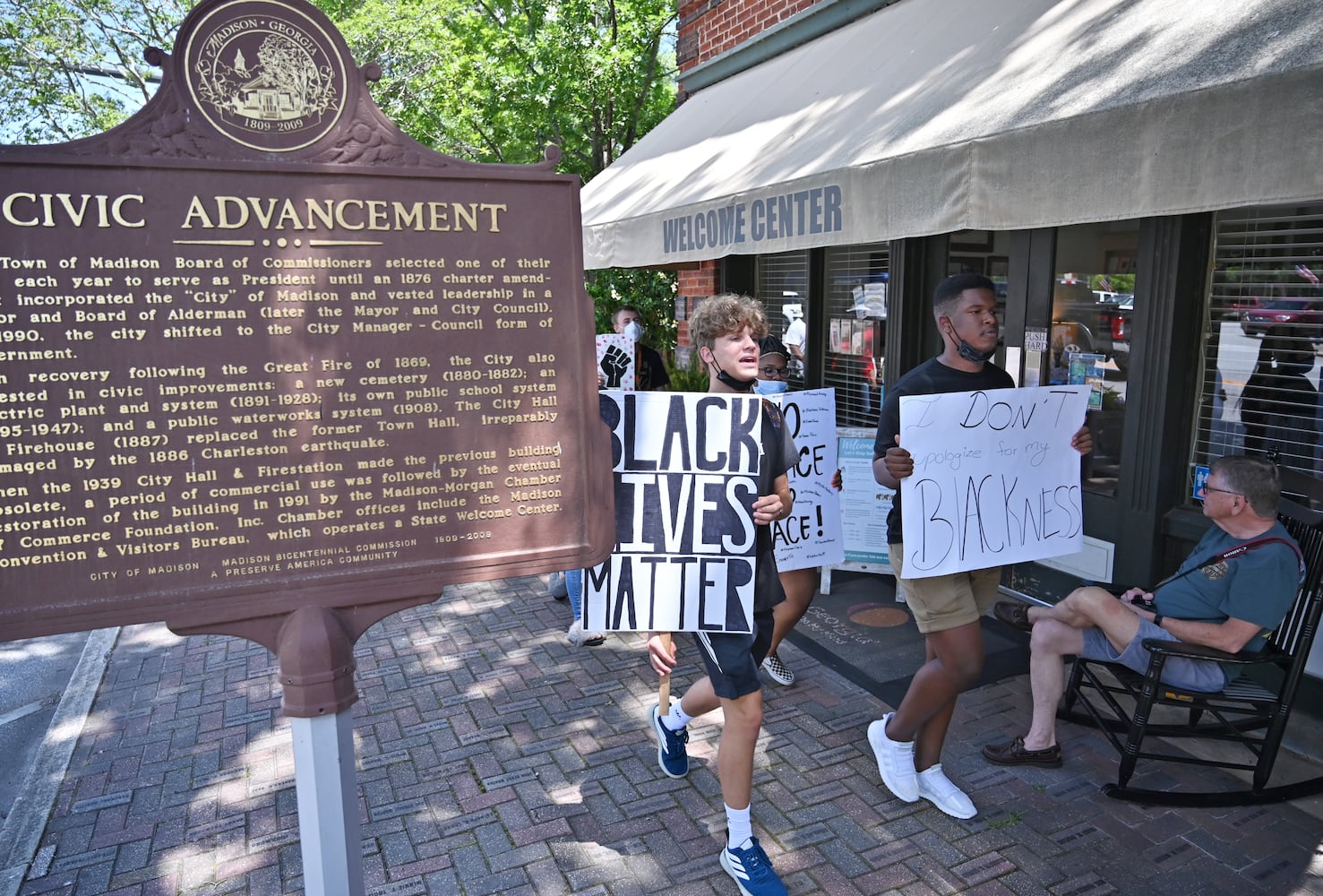 Protests come to rural Georgia