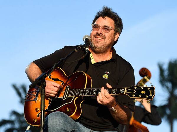 Vince Gill will hang with his buddy Lyle Lovett on Saturday. Photo: Getty Images.