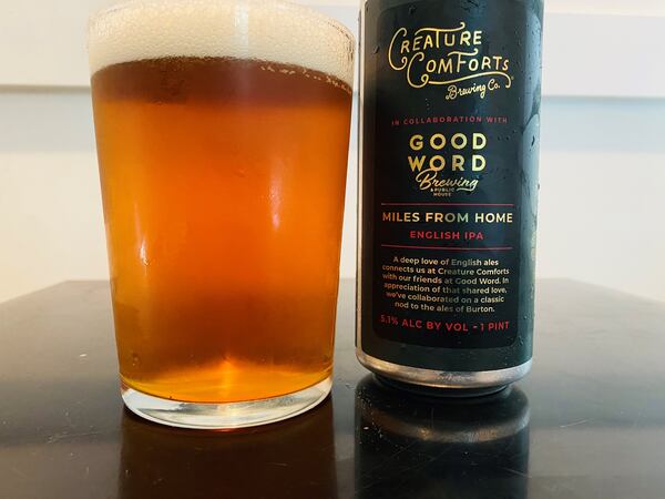 Creature Comforts and Good Word collaborated on an English IPA. Bob Townsend for The Atlanta Journal-Constitution