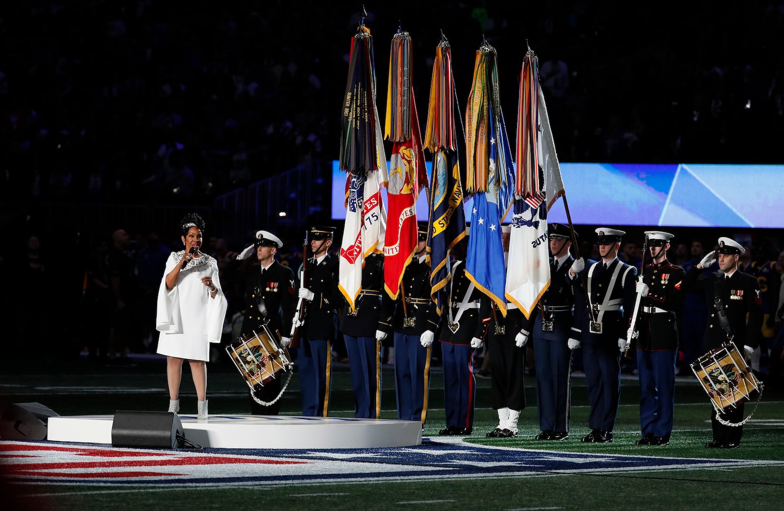 Photos: The Super Bowl scene inside Mercedes-Benz Stadium