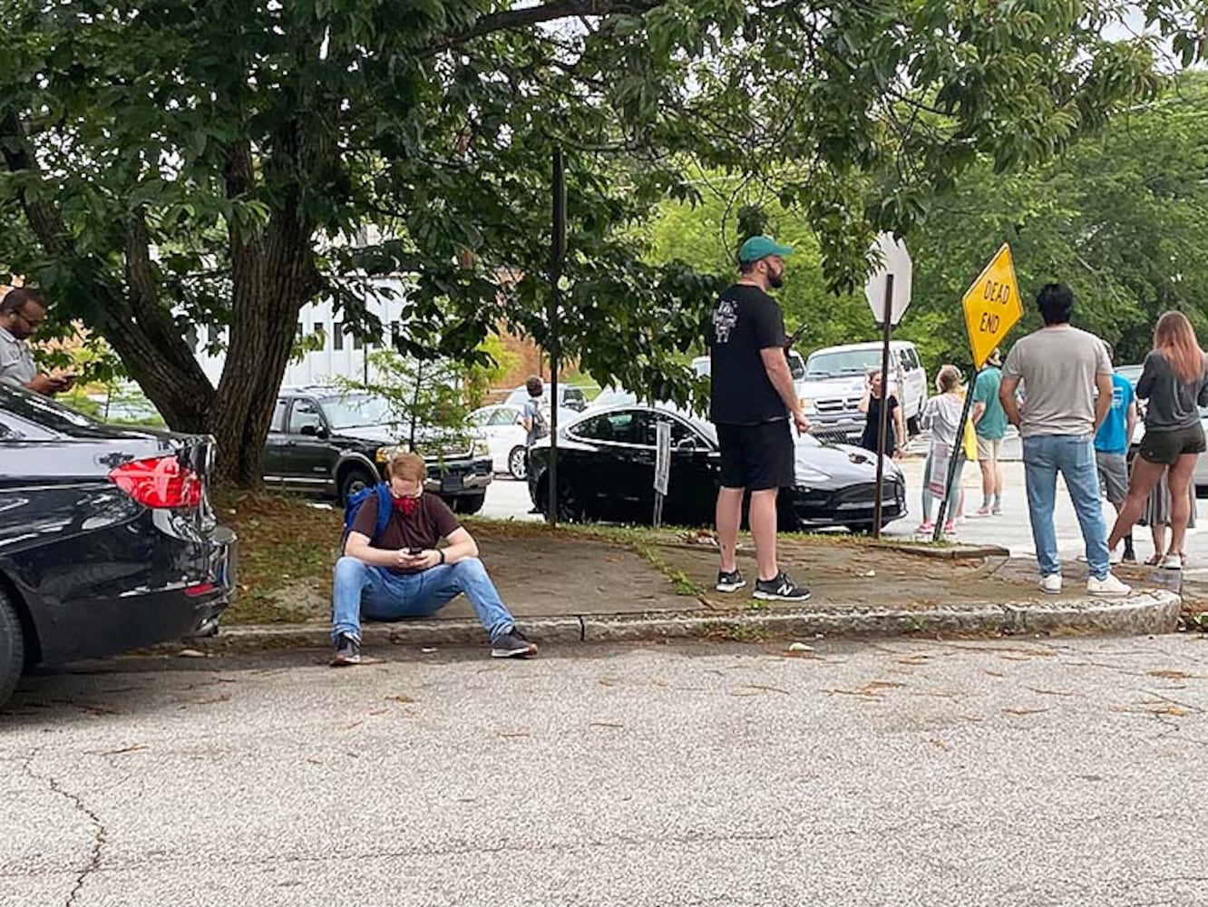 PHOTOS: Georgia voters struggle with long lines, new equipment, social distancing