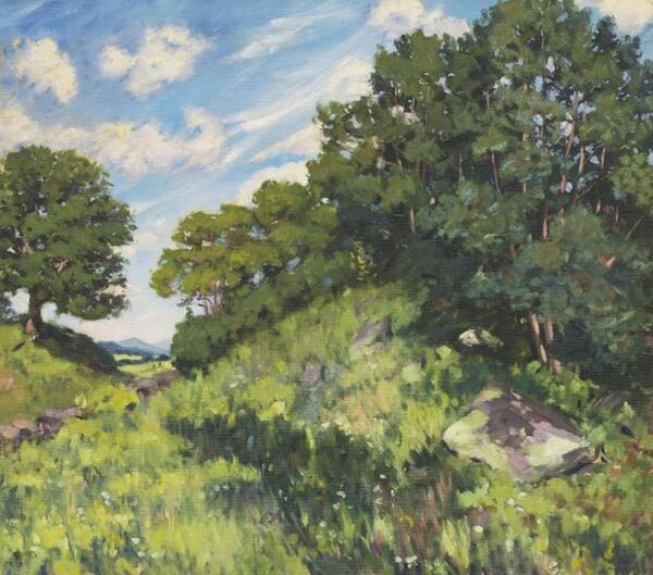 “Summer Landscape” by Kate Freeman Clark. The Mississippi woman signed her work “Freeman Clark” to disguise her gender. CONTRIBUTED BY JOHNSON COLLECTION